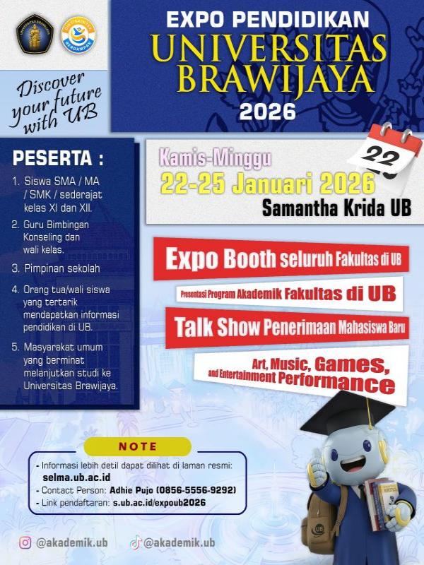 Expo Pendidikan Universitas Brawijaya 2026